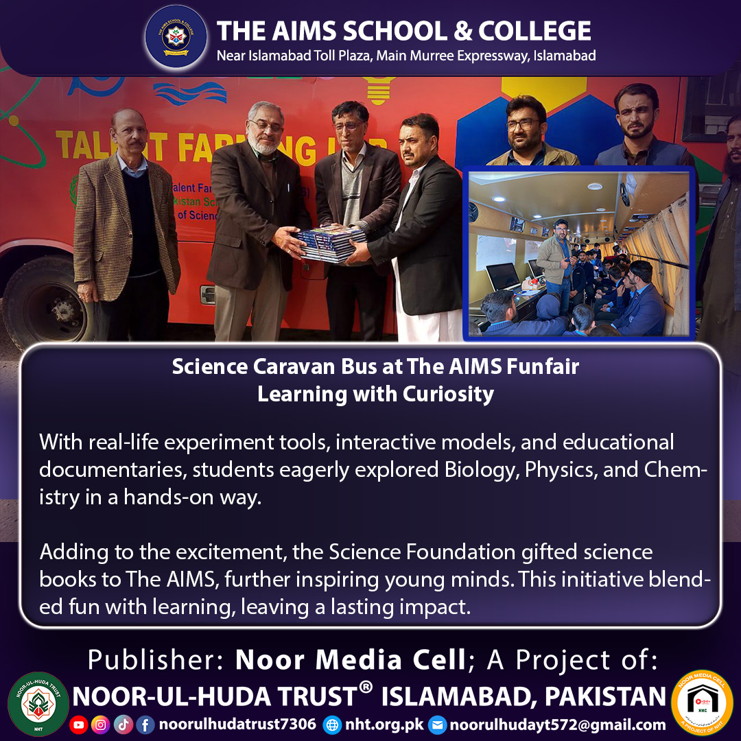 Science Caravan Bus at The AIMS Funfair – Learning with Curiosity